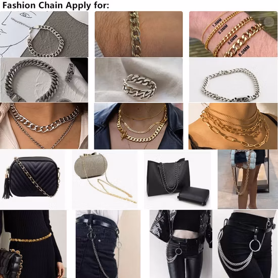 Quincaillerie et accessoires Chaîne de quincaillerie pour sacs personnalisés H21226