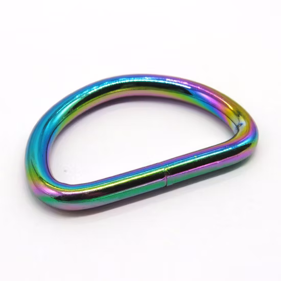 Haute qualité D anneau boucle fer D boucles fermoir D anneaux bagages sac à main matériel accessoires matériel pour animaux de compagnie